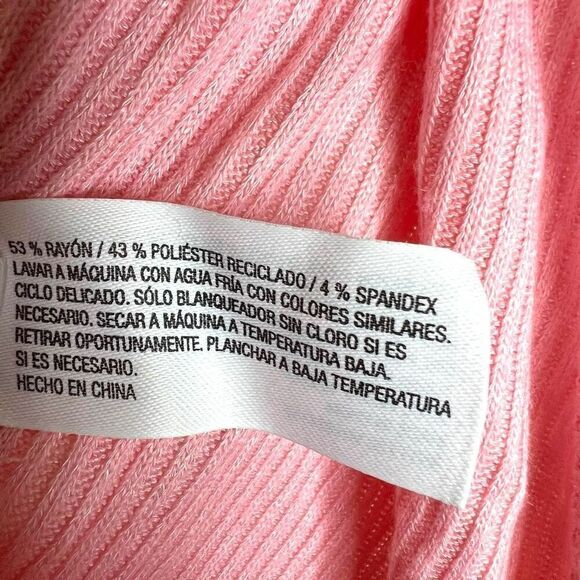 NEW Women’s Colsie Cozy Pink Wrap Top XS - Picture 5 of 7